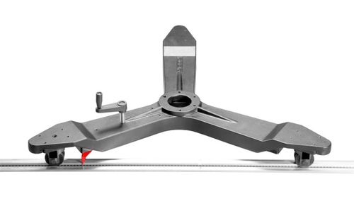 Cast-iron stand base ARBOF for fixed floor rail
