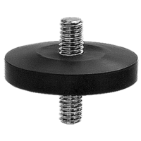 Plate, round, with 3/8" stub screw