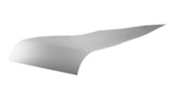 Acrylic sheet, curved, for table DIMIL, top side non-reflecting